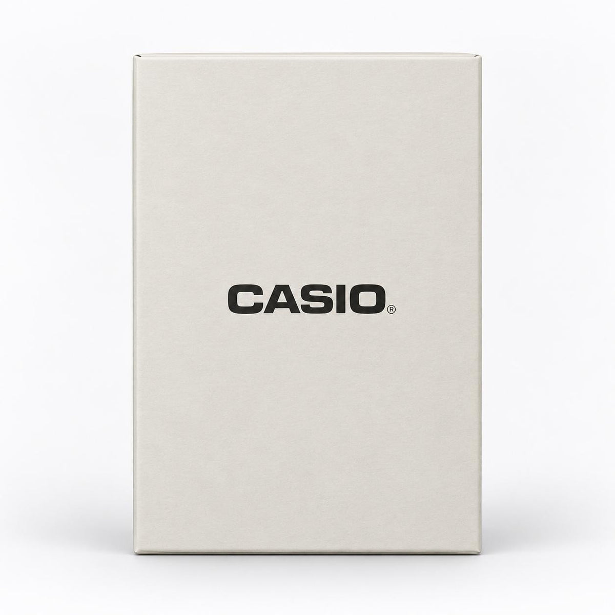 Casio presentation box supplied with the custom watch